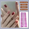 Faux Ongles 1/2/3/5 Longs Faux Courts Charme Press-on Handheld Ongle Manucure DIY Beauté Accessoires Petits Conseils Jaune