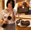 NEW latest classic ladies handbag purse 3A in 1 printed flower mahjong bag with frame double-sided wide chain shoulder strap crossbody bag