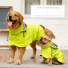 Regenmäntel INVWO Haustier-Nylon-wasserdichter Poncho, Regentage für Hunde, erhältlich in allen Jahreszeiten, verstellbarer und reflektierender Regenmantel, XSXXL-Größe