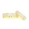 hot sale Teeth Grills fangs hiphop jewelry micro pave zirconia Iced Out Bling Diamond diamond grillz for teeth