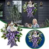 Decorative Flowers Cross Wreath For Easter Front Door Decorations Artificial Flower Magnolia Wall Ornament Spring Wreaths Garlands Ideas