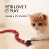 Jouets capteur intelligent chat jouet interactif réaliste 3D Cobra serpent chat jouet automatique électronique chaton jouet interactif
