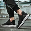 Loopschoenen Mannen Lopen Jogging Training Sportschoenen Paar Mannen Sneakers Lace Up Mesh Mode Liefhebbers Schoeisel Grote Maat 35-45F6 zwart wit