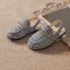 SLIPPER Summer Kinderschoenen Kinderen Outdoor Glaasjes Baby Meisjes Gold Slippers Peuter Bling Bring Merk Flats Princess Dia's Slip op schoenen 230509