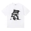 Дизайнерская модная одежда футболка футболка Tees Trapstar Лондон Outlaw Tee Evil Knight Flag Print Мужчины Женщины мода короткая роскошная случайная хлопковая уличная одежда
