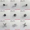 Baofu Genuine Vintage Series Beaded Hollowed-Out Butterfly Three-Sided Flower Beads Suitable For 4mm Aperture Charm Bracelet Diy