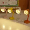 Lámparas de mesa, Mini luz LED para libros, protección ocular plegable, lectura de estudio para dormitorio, decoraciones para cabecera, escritorio de casa, noche con Clip