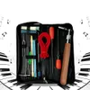 Outdoor Bags Portable Professional Piano Tuning Kit Tool Tuner Tools Set Wooden Handle Fixed Wrench With Bag 230508