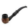 Smoking Pipes Black sandalwood 103MM mini curved pipe smoking set