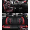 Bilstolskydd Fit Tillbehör Interiör som är inställda på sedan Pu Leather FL Surround Design Justerbara platser SUV Drop Leverans Mobiler DHP7D