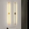 Applique murale LED Simple longue bande atmosphère décoration de la maison nordique créatif moderne escalier passerelle chambre chevet