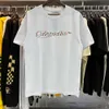 Projektant Fashion Clothing Tshirt Tees American Trendy Trapstar Gradient Letter Printing 230G podwójna przędza Czysta bawełniana koszulka z krótkim rękawem dla mężczyzn