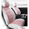 Car Seat Covers Fit Accessories Interior Ers Fl Set For Sedan Pu Leather Adjuatable Seats Suv 5 Pieces Drop Delivery Mobiles Motorcyc Dhp6E