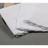 Table Napkin 12pcs White Cotton DIY Napkins Lady Handkerchief Cloth Diner Banquet Wedding Party Home Decorations 28x29cm