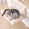 Mats kattbädd bekväm lounge hängmattor avtagbart fönster fönster fönster hus katt kylare hängande säng mjuk kudde för katter husdjur tillbehör