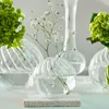 Dekorativa föremål Figurer Transparent sfärboll Vas Modern Heminredning Dekoration Bröllopsbord Nord Set Tealight Candle Holders 230508