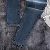 Jeans da donna Slim Blue Skinny per donna Pantaloni a matita in denim da donna a vita alta elasticizzati da donna taglie forti