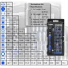 Schroevendraaier Kindlov 82 in 1 tornavida set hassas vidalı tiyatro alet kiti PC dizüstü bilgisayar manyetik torx Phillips tornavida bitleri el aletleri