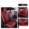 Car Seat Covers Accessories Er For Tesla Model Y/S High Quality Leather Custom Fit 5 Seaters Cushion 360 Degree Fl Ered 3 Only Made Dh7Fv