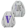 hoodies pour hommes vl un tissu de coton Sweat à capuche léger à manches longues avec Slim Fit Basic Casual Sweat streetwear mens designer ami femme sweat à capuche violet