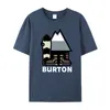 Erkek Tişörtleri Burton Snowboards T Shirt Boyutu 5xl 230509