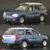Diecast Model 1 32 Jeeps Grand Cherokee Alloy Classic Car Model Diecast Metal Toy Off-road Vehicles Car Model Simulation Sound Light Kids Gift 230509