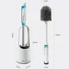 Brushes AHAWILL Silicone Toilet Brush With Cleaning Tube No Dead Corners Wash Toilet Set Quick Draining Clean Tool Bathroom Accessories