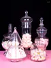 Storage Bottles Candy Jar Glass Hard Girl Heart Creative Sugar Bowl Crystal With Lid Decoration Dessert Table