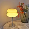 Table Lamps Nordic Hamburg Glass Lamp LED Iron Macaroon Living Room Lighting Desk Light For Bedroom Study Decor Sofa Bar Home Fixtures