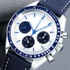 Chronograph Mens 42mm Automatic Mechanical Movement Business Waterproof Fashion Designer Watch Montre Luxe