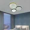 Plafonniers App RC Gradation Décoratif Pour Chambre Salon Luminaire 110 V 220 V Moderne LED Lampe Maison