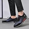 Dress Shoes Fashion Men Leather Comfy Slip verhoogde hak 6 cm schoenen heren Casual schoenen mannelijke kantoorbedrijfskleding buiten sport sneakers 230509