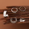 Band Ringe Vienkim Silber Farbe Perlenringe Set für Frauen Mädchen verstellbarer Ring Mode 2023 Schmuck trendige Geschenke neu 2023 Zubehör Z0509