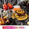 キャンディーデザートカップケーキトッパーチョコレートを作るための200pcsアクリルロリポップスティック再利用可能な10cmクリアケーキ