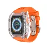 Per Apple Watch Ultra serie 8 iWatch 8 smart watch Orologi con cinturino da polso Marine Custodie e cinturini protettivi