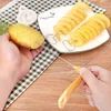 Universal Portable Potato BBQ Spetts For Camping Chips Maker Slicer Potato Spiral Cutter Barbecue Tools Kitchen Accessories