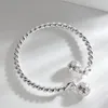 Bracelets à maillons Bracelet cloche à vent chinois Bague en une étape Ligne torsadée Double Jingle Design personnalisé