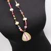 Chaînes 2023 Style bohème corde chaîne feuille plume motif pendentif pour femmes bijoux fins Collares déclaration collier