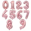 32 pouces numéro ballon décorations de fête d'anniversaire mariage maison Banquet feuille d'aluminium ballons Globos