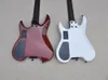 Two colors headless electric guitar with floyd rose rosewood fretboard can be customized as request