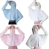 Vestes pour femmes chemises de refroidissement pour femmes temps glace soie à manches longues Protection solaire veste fermeture éclair à capuche manteau N7YD