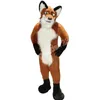 Super fofo comprimento furado husky cachorro raposa mascot fantasias halloween fantasia vestido de festa desenho animado carnaval natal publicidade de páscoa figurino de festa de aniversário