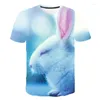 Men's T Shirts 2023 Summer 3D Novely Animal Funny Shirt Lovely Series Printed Tshirt Men Women Harajuku Style T-Shirt Tops