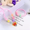 8 Arten Kind-Mädchen-nette wulstige Blumen-Halsketten-Armband-gesetzte Weihnachtsgeburtstagsfeier-Schmucksache-Geschenksätze M2036