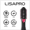 Anslutningar Lisapro Air Brush One Steps hårtorkvolumizer 1000W Blow Soft Touch Pink Styler Gift Curler Straightener 230509