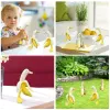 Bananen Duck Creative Garden Decor Sculptures Yard Vintage Gardening Decor Art Whilly Peeled Banana Duck Home Statues Crafts 2023