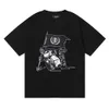 Abbigliamento di moda firmato Tshirt Tees Trapstar London Outlaw Tee Evil Knight Flag Stampa Maglietta casual a maniche corte per uomo Donna Estate Luxury Casual Top in cotone 23