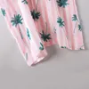 Women's Swimwear Sunscreen Swimsuit Blouse Style Length Women's Print Beach Pink Cardigan Loose Swimwears Tankinis Set