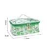 Clear Daisy Cosmetic Worka dla kobiet PVC Waterproof Makeup Bag Zapip Makijaż podróży Organizator makijażu