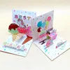 3D Cake Pop-up Happy Birthday Cards Auguri di compleanno per i suoi biglietti di auguri